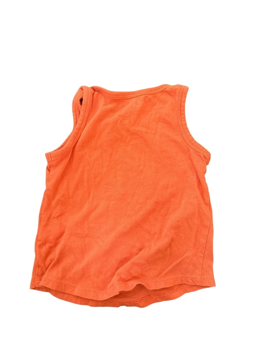 Old Navy Orange 'Little Wildflower' Graphic Tank Top for Kids